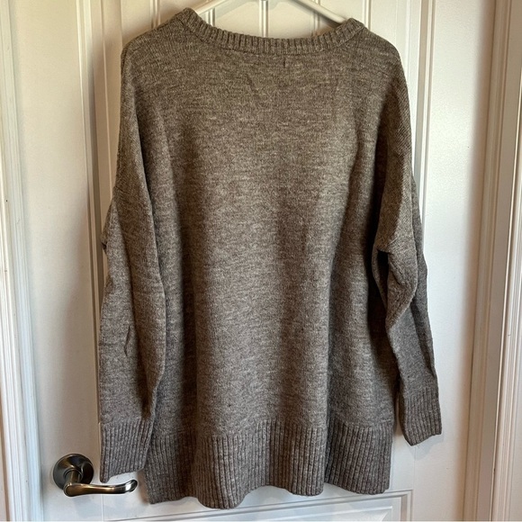 SEARS Tan Crew Neck Sweater XL - Picture 6 of 6